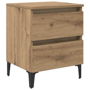 vidaXL Nachttisch Artisan-Eiche 40 x 35 x 50 cm Holzwerkstoff