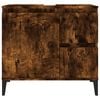 vidaXL Badschrank Räuchereiche 65x33x60 cm Holzwerkstoff