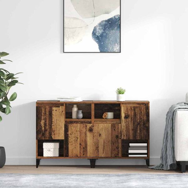 vidaXL Sideboards 2 pcs Altholz 60 x 35 x 70 cm Holzwerkstoff