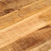 vidaXL Tischplatte 110x50x2,5 cm Oval Raues Massives Mangoholz