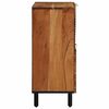 vidaXL Sideboard mit Regal Natur 80 x 33,5 x 75 cm Massivholz Akazie