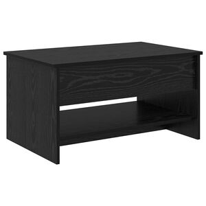 vidaXL Couchtisch Schwarz Eichen-Optik 80 x 50,5 x 41,5 cm