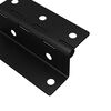vidaXL Scharnier 2 pcs Schwarz 38 x 17 x 60 mm Eisen