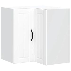 vidaXL K&uuml;chen-Eckh&auml;ngeschrank Lucca Wei&szlig; Holzwerkstoff