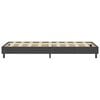 vidaXL Boxspringbett Dunkelgrau Stoff 100x200 cm