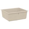 vidaXL Waschbecken Beige 530 x 460 mm 80% Quarz und 20% Harz