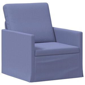 vidaXL Einzelsofa Jeans blau 70 x 81 x 82 cm Stoff