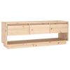 vidaXL TV-Schrank 110,5x34x40 cm Massivholz Kiefer