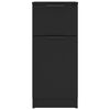 vidaXL Sideboards 2 Stk. Schwarz 30x30x70 cm Holzwerkstoff