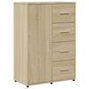 vidaXL Sideboards 2 Stk. Sonoma-Eiche 60x31x84 cm Holzwerkstoff