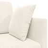 vidaXL Boden-Sofa-Bett 200cm Creme Samt