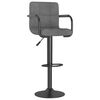 vidaXL Barhocker Hellgrau Stoff