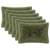 vidaXL Kissen mit Kissen HEERLEN 6 Stk. Gr&uuml;n PV Fleece