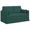 vidaXL Sofa 2 pcs Dunkelgr&uuml;n