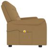 vidaXL 4-Sitzer Massagesessel Taupe Mikrofaser-Gewebe