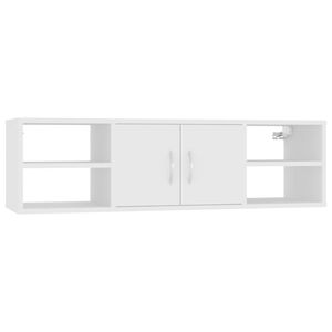 vidaXL Wandregal Wei&szlig; 102x30x29 cm Holzwerkstoff
