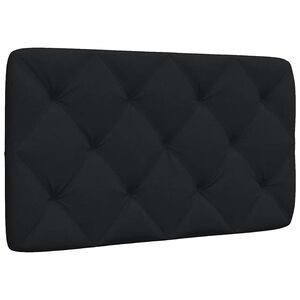 vidaXL Kopfteil-Kissen Schwarz 80 cm Stoff