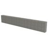 vidaXL Gabionenwand mit Abdeckung Verzinkter Stahl 900&times;50&times;150 cm