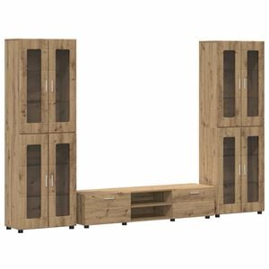 vidaXL TV-Schrankset FLORIN 3 stk. 150 x 39 x 30 cm Artisan-Eiche