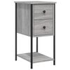 vidaXL Nachttisch Grau Sonoma 32x42x70 cm Holzwerkstoff