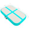 vidaXL Aufblasbare Gymnastikmatte mit Pumpe 60x100x15 cm PVC Gr&uuml;n