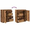 vidaXL Sideboard mit Schubladen Altholz-Optik 71x35x84cm Holzwerkstoff