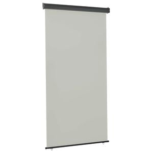 vidaXL Balkon-Seitenmarkise 125x250 cm Grau