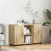 vidaXL Sideboard Sonoma-Eiche 88,5 x 30,5 x 55,5 cm Holzwerkstoff