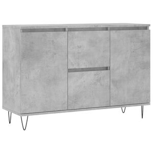 vidaXL Sideboard Betongrau 101,5x35x70 cm Holzwerkstoff