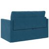 vidaXL Schlafsofa 110cm Blau Samt