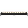 vidaXL Bettgestell Schwarz 80x200 cm Kunstleder