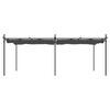vidaXL Pergola mit Schiebedach Anthrazit 589x292x230 cm