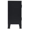vidaXL Sideboard Metall Industrie-Stil 120&times;35&times;70 cm Schwarz