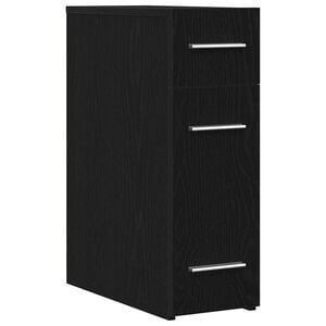 vidaXL Apothekerschrank Schwarze Eiche 20 x 45.5 x 60 cm Holzwerkstoff