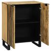 vidaXL Sideboard Braun 60 x 33.5 x 75 cm Massivholz Mango