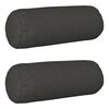 vidaXL Kissenbezug 2 pcs HEERLEN Dunkelgrau &Oslash; 15 x 40 cm