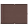 vidaXL Balkon-Sichtschutz Braun 75x800 cm 100 % Polyester-Oxford
