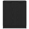 vidaXL Sideboard 3 pcs Schwarz Eichen-Optik 180 x 30 x 70 cm