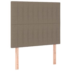 vidaXL Kopfteil Taupe 80x5x118/128 cm Stoff