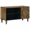 vidaXL TV-Schr&auml;nk mit Regal Braun 80 x 31,5 x 46 cm Massivholz Mango