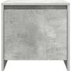 vidaXL Nachttische 2 Stk. Betongrau 45x34x44,5 cm Holzwerkstoff