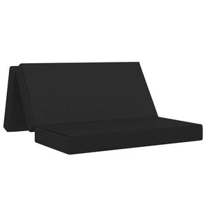 vidaXL Klappsofa Bett 140 x 67 x 45 cm Schwarz