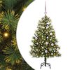 vidaXL K&uuml;nstlicher klappbarer Weihnachtsbaum mit Tannenzapfen 150 cm