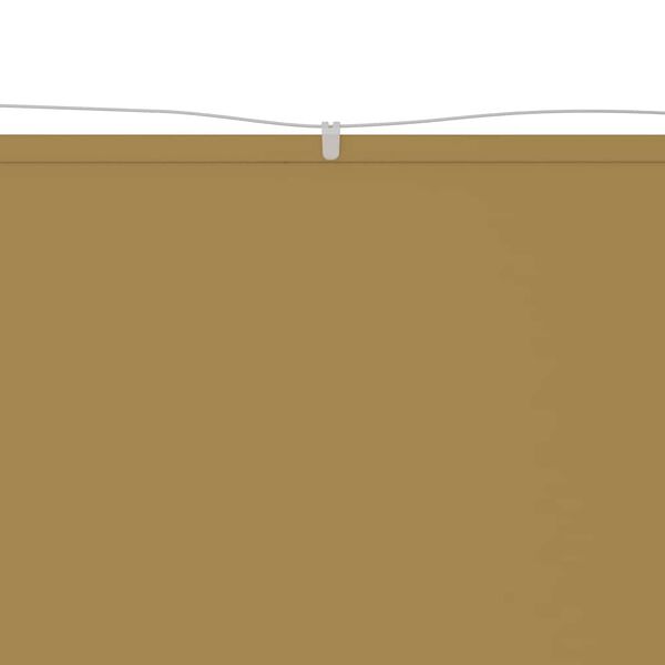vidaXL Senkrechtmarkise Beige 180x800 cm Oxford-Gewebe