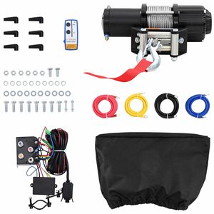 vidaXL Elektrische Winde PVC Schwarz