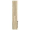 vidaXL Highboard Sonoma-Eiche 92x33x180 cm Holzwerkstoff