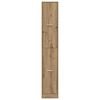 vidaXL Apothekerschrank Artisan-Eiche 30x41x174,5 cm Holzwerkstoff