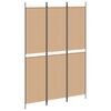 vidaXL 3-teiliger Raumteiler Beige 150 x 220 cm Stoff