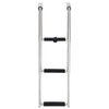 vidaXL Einstiegsleiter 3 Stufen Edelstahl