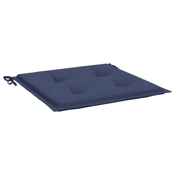 vidaXL Palettenkissen 2 Stk. Marineblau 50x50x4 cm Oxford-Gewebe